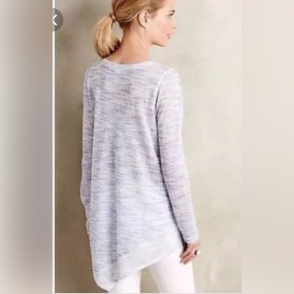 Akemi + Kin (Anthro) Ezri Asymmetrical Space Dye Lightweight Tunic Top - Picture 2 of 8